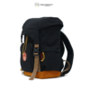 HITAM 3 Ransel Kanvas Unisex Tas Kerja Laptop Kuliah KymaPack Series Hitam