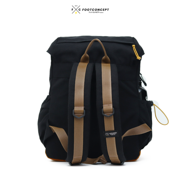 HITAM 4 Ransel Kanvas Unisex Tas Kerja Laptop Kuliah KymaPack Series Hitam