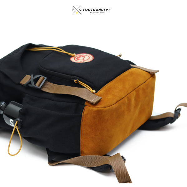 HITAM 5 Ransel Kanvas Unisex Tas Kerja Laptop Kuliah KymaPack Series Hitam