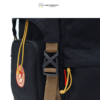 HITAM 8 Ransel Kanvas Unisex Tas Kerja Laptop Kuliah KymaPack Series Hitam