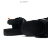 FOOTCONCEPT - Sandal Kasual Unisex Pria Wanita Slide Double Strap Onion Fullblack Size 36-44