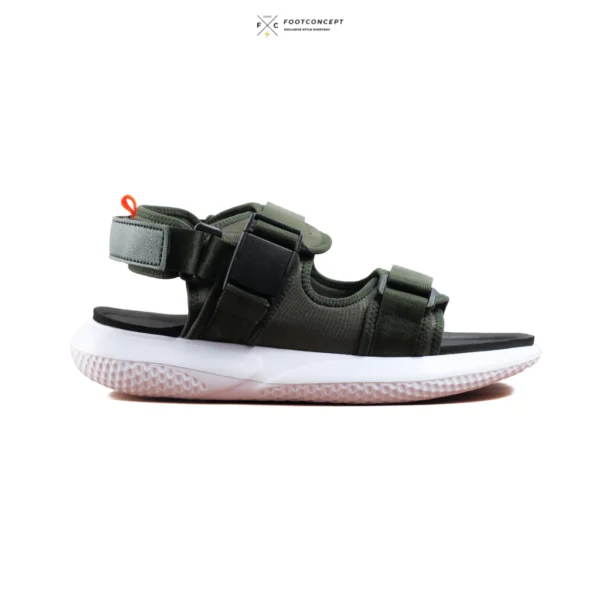 Sandal Kasual Unisex Pria Wanita Slide Sandals Double Strap Lulue Army Size 36-44