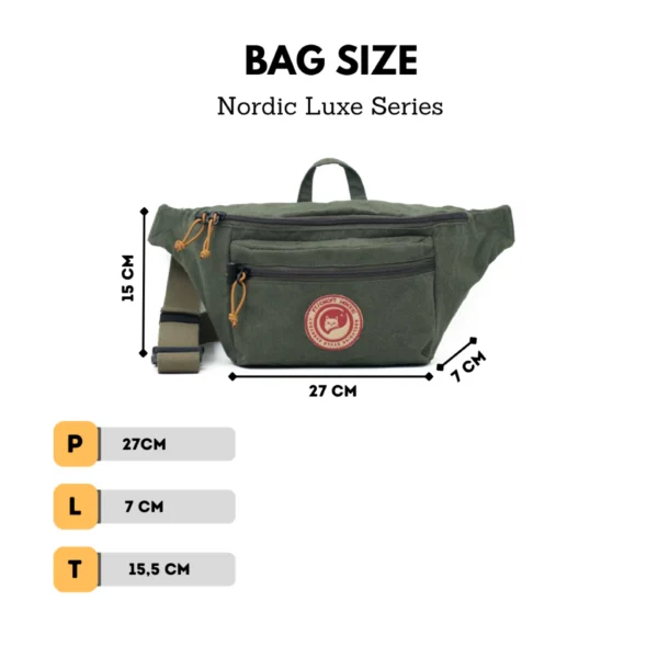 Nordic Luxe Weistbag Kanvas Unisex