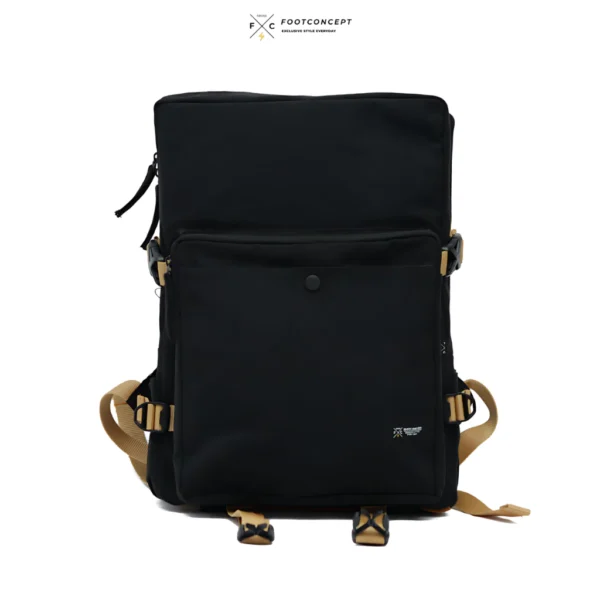 Tas Ransel Kanvas Unisex Pria Wanita Kasual Kekinian Velocity Venture Tan Series