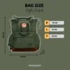 Ransel Kanvas Pria Wanita 3 in 1 Mythos Ruckpack Black Series
