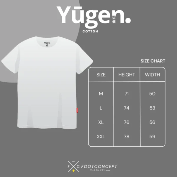 Kaos Polos Pria Wanita Katun 30s Yūgen Series Classic Blue