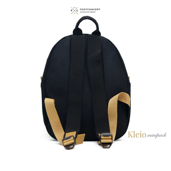 Ransel Mini Pack Kanvas Wanita Kleio Minipack Black K11