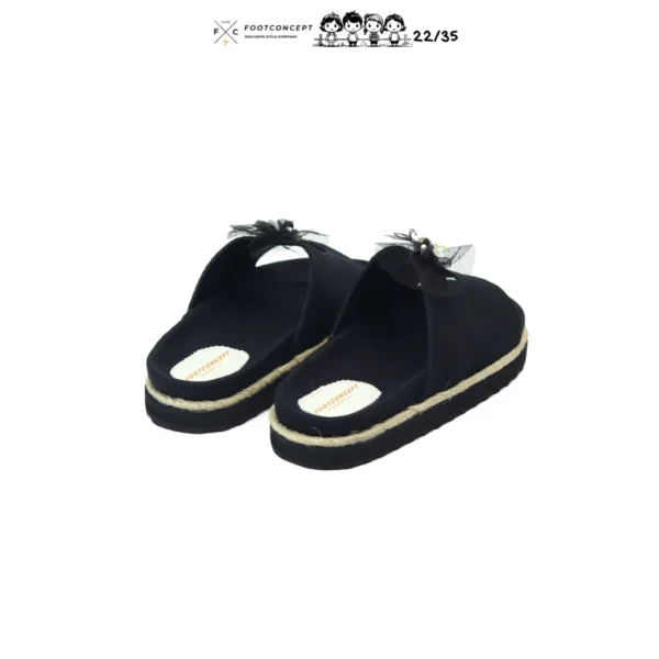 Sandal Kasual Anak Balita Perempuan Cewek Paws Black Series