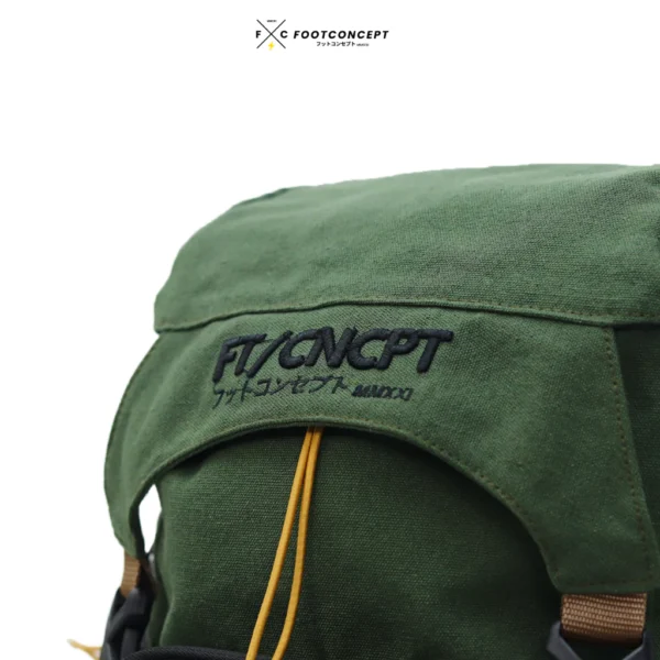 Ransel Kanvas Unisex Tas Kerja Laptop Kuliah KymaPack Series Army