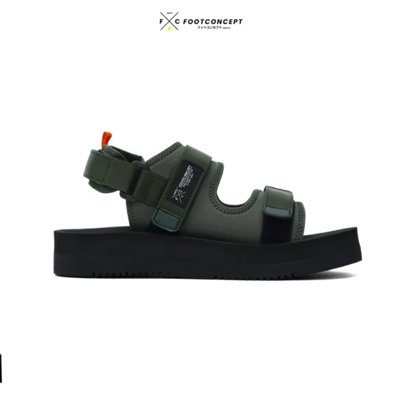 id-11134207-7ras9-m2cc3f08lgteb7 Sandal Kasual Unisex Pria Wanita Slide Double Strap Onion Army Black Series Size 36-44