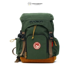 Ransel Kanvas Unisex Tas Kerja Laptop Kuliah KymaPack Series Army