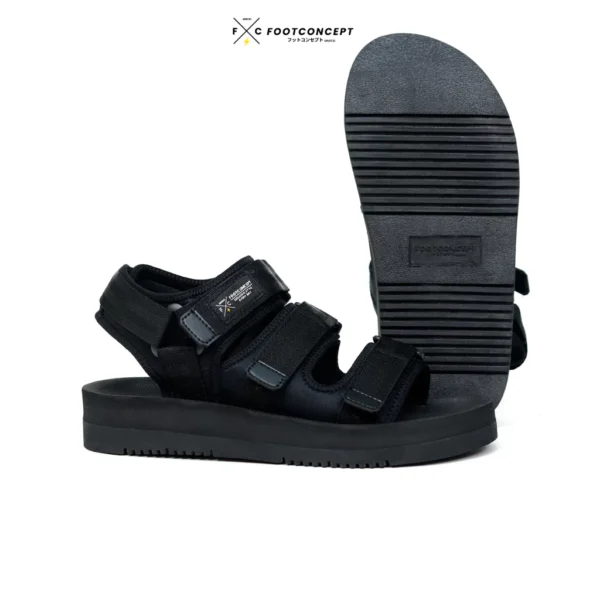 Sandal Casual Slide Unisex Terra Grip Fullblack