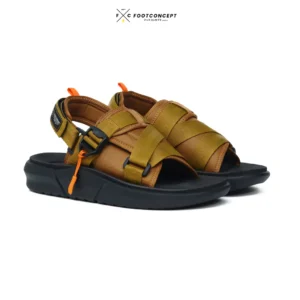 Sandal Slide Kasual Pria Wanita Sendal Outdoor Lotuz VLX Tan Series
