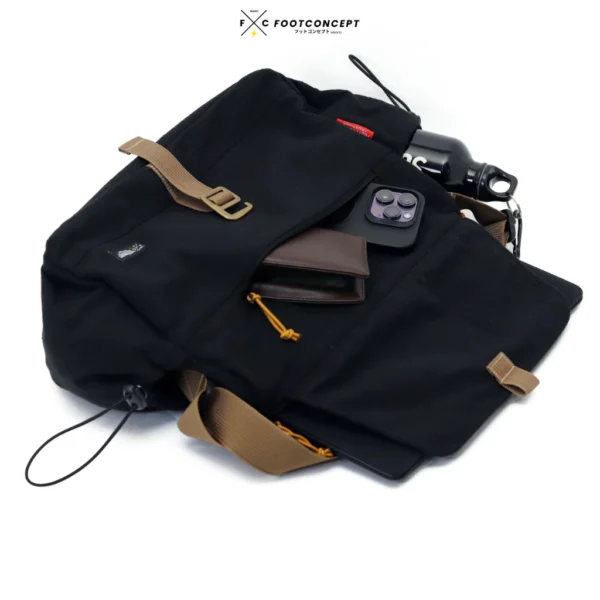 Tas Selempang Kanvas Unisex Pria Wanita Kerja Laptop Kuliah HydroVas Navy Series
