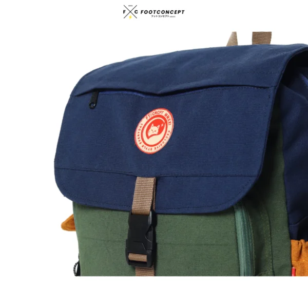 Ransel Kanvas Unisex Sekolah Tas Laptop Kerja CityClass Code 1949 Canvas Series