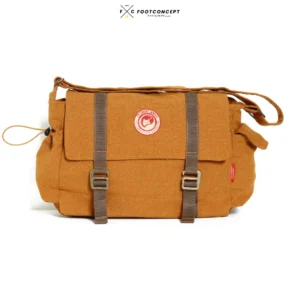 Tas Selempang Kanvas Unisex Pria Wanita Kerja Laptop Kuliah Vellosling Tan Series