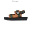 FOOTCONCEPT - Sandal Kasual Unisex Pria Wanita Slide Double Strap Onion Fullblack Size 36-44