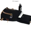 Tas Ransel Kanvas Pria Wanita Kasual Kerja Kuliah Laptop BroVibe Black Series