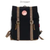 Tas Ransel Kanvas Pria Wanita Kasual Kerja Kuliah Laptop BroVibe Black Series