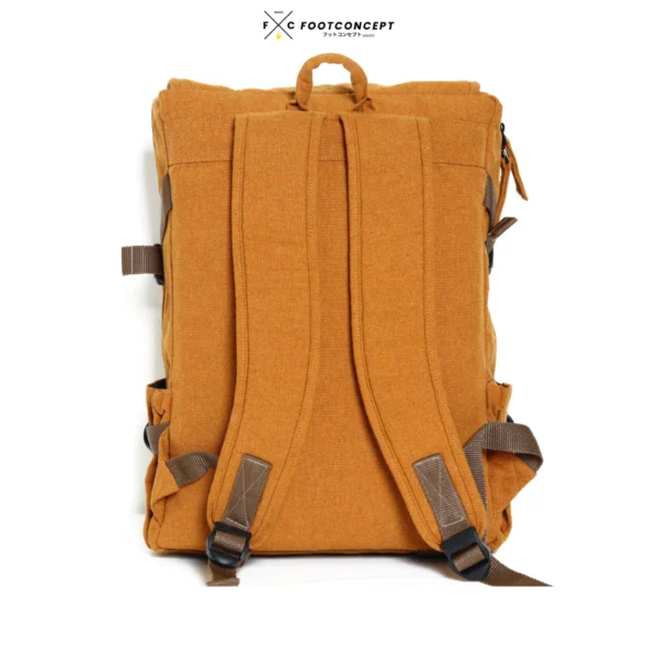 Tas Ransel Kanvas Unisex Pria Wanita Kasual Kekinian Velocity Venture Tan Series