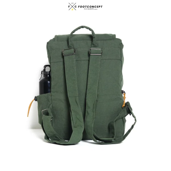 id-11134207-7rbkd-m8h356148snh26 Tas Ransel Kanvas Wanita Kuliah Kerja Sekolah Laptop Kasual Trekka Series Army