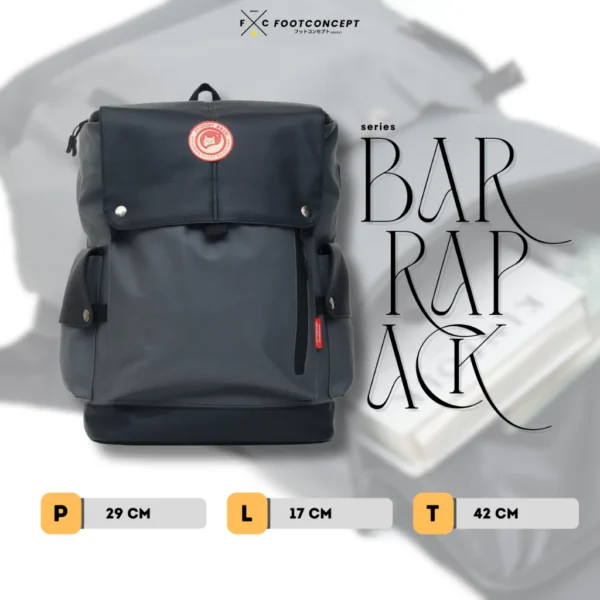 Ransel Pria Sekolah Kerja Tahan Air Barrapack Series