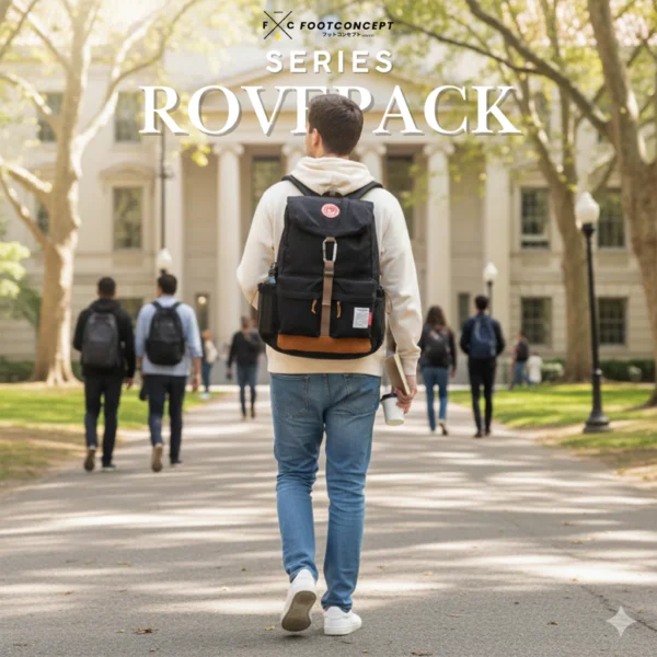 Tas Ransel Kanvas Kasual RovePack Series Black