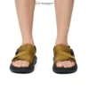Sandal Slide Kasual Pria Wanita Sendal Outdoor Lotuz VLX Tan Series