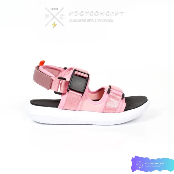 Sandal Gununug Wanita Sendal Cewe Kasual Outdoor Naomi Lulue Pink Double Strap 36-44