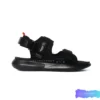 Sandal Kasual Gunung Pria Wanita Kekinian Fullblack Lulue Series 36-44