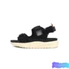 Sandal Sepatu Kasual Pria Wanita Sendal Gunung Lotuz Strap 2 Black White