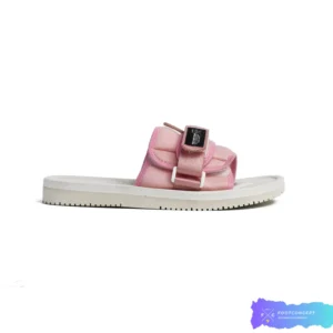 Sandal Slide Wanita Santai Kasual Sakura Pink White