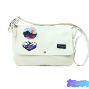 Tas Sling Bag Kanvas Pria Wanita Tas Selempang Cewe Cowok Kasual CityScape Series