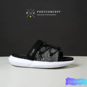 Slide Pattern Batik Pria Wanita White Series