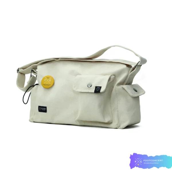 Shoulder Bag Kanvas Royale Selempang Kekinian Unisex SlingStreet Series