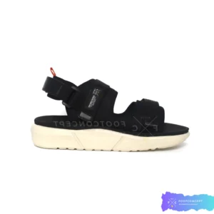 Sandal Sepatu Kasual Pria Wanita Sendal Gunung Lotuz Strap 2 Black White