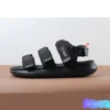 Sandal Gunung Kasual Pria Wanita Flat sandals - Aera Full Black 36-44