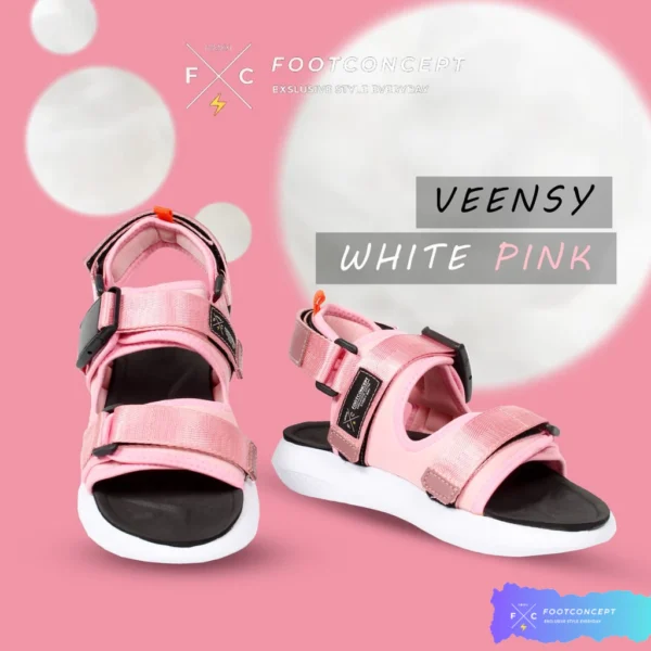 Sandal Gununug Wanita Sendal Cewe Kasual Outdoor Naomi Lulue Pink Double Strap 36-44