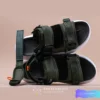 Sandal Kasual Unisex Pria Wanita Slide Sandals Double Strap Lulue Army Size 36-44