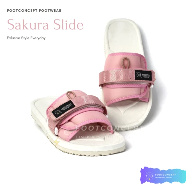 id-11134211-7r990-lma4hgacnm303e Sandal Slide Wanita Santai Kasual Sakura Pink White