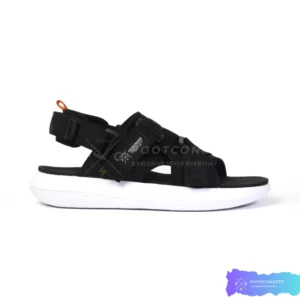 Sendal Kasual Cewe Cowok Sandal Outdoor - Hades Crop Black White Size 36-44