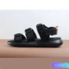 Sandal Gunung Kasual Pria Wanita Flat sandals - Aera Full Black 36-44