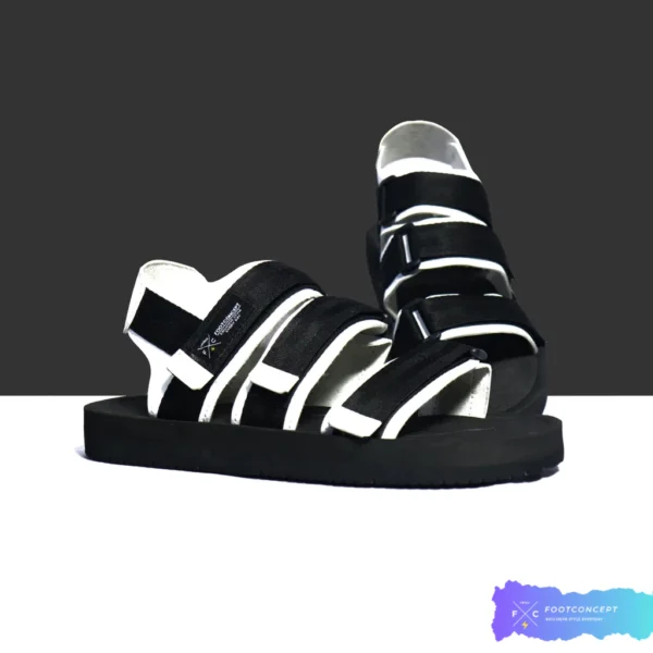 Zebra Triple Strap Sandal Outdoor Cewe Cowok Sandal Gunung Wanita Sandal Gunung Kasual Sandal Pria Wanita Anti Slip